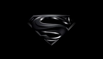 Black Superman Logo Wallpaper