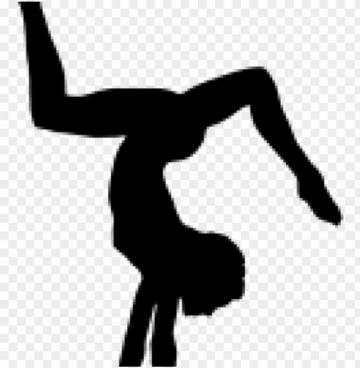 Ymnastics Silhouettes Transparent Gymnastics Pics To Draw Png