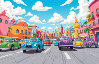 Wallpaper Cars Cartoon