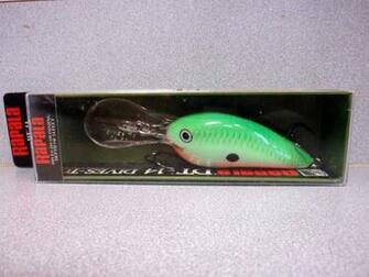 Rabidscottsman Rapala Dt Green Shad Fishing Lure Fish Hook