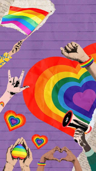 Cute Lgbt Pride Vector Artwork Wallpaper