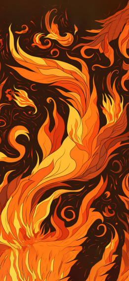 Fire Background Wallpaper