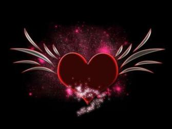 Red Heart Wallpaper Background