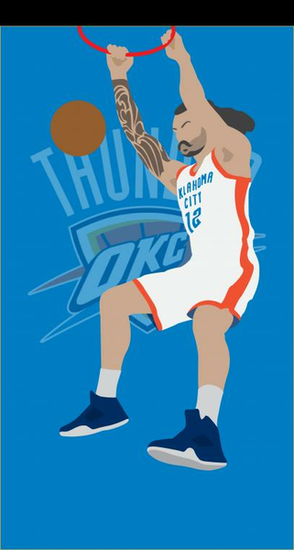 Steven Adams Wallpaper I Made Thunder