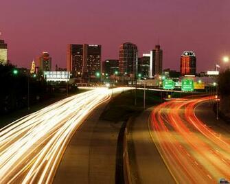 Wallpaper Night Skyscrapers Usa Tennessee Road Nashville