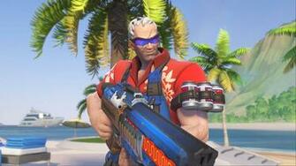 Artstation Overwatch Summer Games Grill Master Airborn
