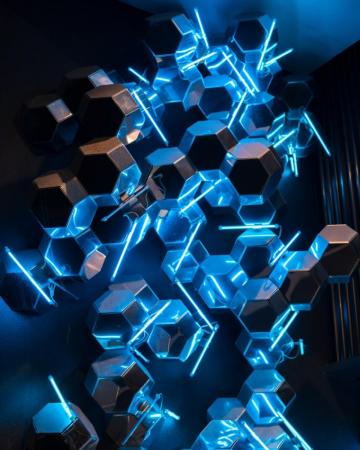 Neon Blue Pictures HD Image