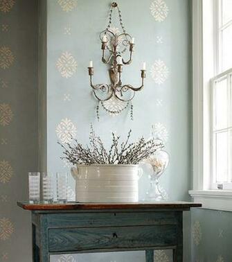 Stencil Boss Fiona Wall Allover Victorian Designer Pattren