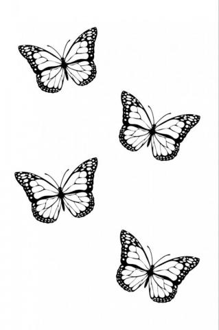 Michelle On Wallpaper I Made Black Butterfly Tattoo