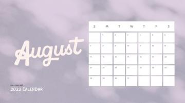 August Calendar Wallpaper HD For Desktop Net