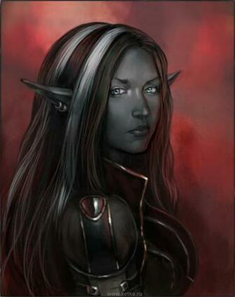 Wallpaper Dark Elf Girl Photo