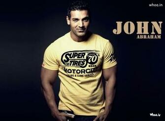 John Abraham In Yellow Stylish T Shirt HD Wallpaper Bollywood Actor