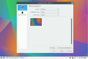 Fedora Kde Desktop Set Wallpaper For Your