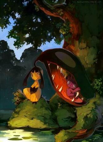 A Cute Photo With Mawile And Sableye Pokemon