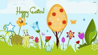 Happy Easter Background Wallpaper