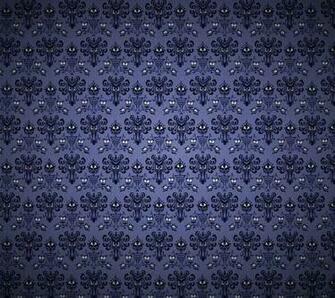 Dark Blue Flower Background Retro Pattern