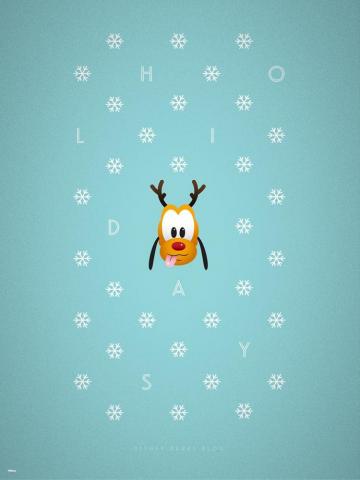 Disney Parks Holiday Wallpaper