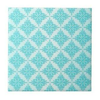Two Tone Aqua Turquoise
