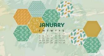 Makers Monday Computer Desktop Wallpaper Calendar January