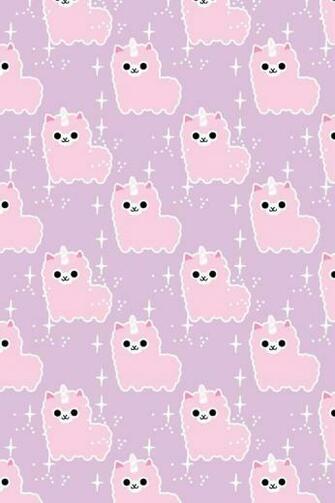 Kawaii Alpaca Pastel iPhone Wallpaper Photo