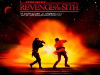 Iii Anakin Vs Obi Wan Star Wars Revenge Of The Sith Wallpaper