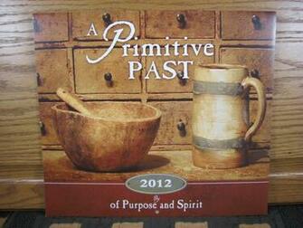 Primitive Country Wall Calendar Past Jpg