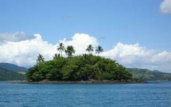 Tropical Island Nature Widescreen Desktop Background