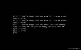 Happy Error Gif Dos Windows Wallpaper