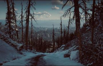 Wallpaper HDr Horizon Wood Winter Mountain Game Cold UHD