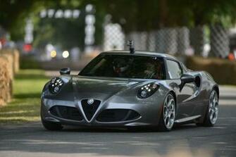 Alfa Romeo 4c Black Background Wallpaper