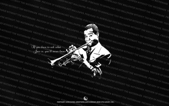 Farbound Net Louis Armstrong Wallpaper Quote Jazz