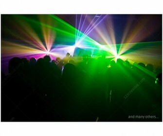 Party Poster Background Lights Disco