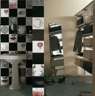 Residential Bathroom Designed By Igloodgn Fornasetti Tiles