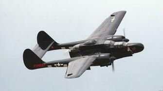 Military Aircraft Fighter World War Ii Warbird Black Widow