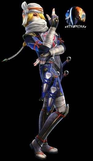 Sheik Hyrule Warriors Render Hi Res By Xxtremorxx On