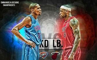 Kevin Durant Vs Lebron James Wallpaper By Emanproedits