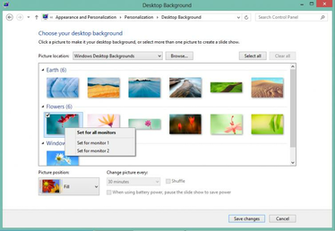 Monitor Setup That Consists Of Two Different Size Screen Windows