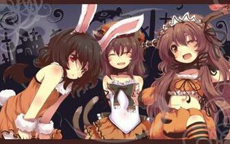 Anime Halloween Girl Wallpaper HD Area