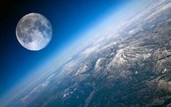 Tierra Luna Espacio Universo Planetas Wallpaper