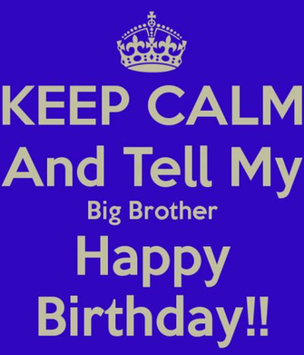 For Big Brother Image Happy BirtHDay Quotes Younger
