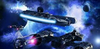 Millenium Falcon About To Go Into Hyperspace