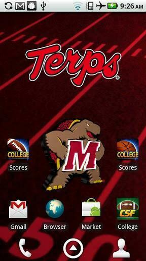 Maryland Terps Live Wallpaper App For Android