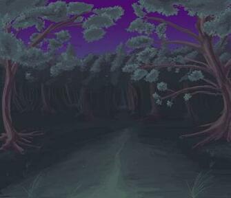 Anime Forest Background