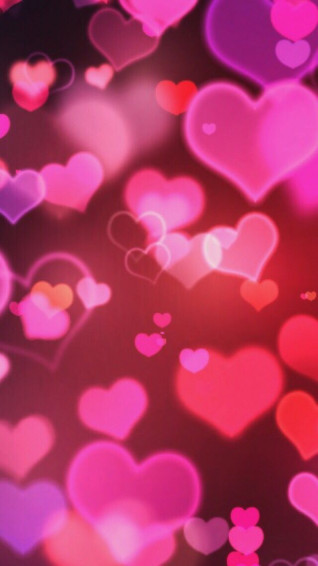 Pink Heart iPhone Wallpaper