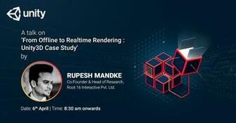 Unity India On Rupesh Comes From A Graphics Programming
