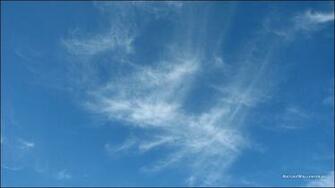 Wallpaper Windy Blue Sky Background
