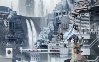 Cityscapes Futuristic Wallpaper HD