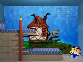 Non Toxic Cartoon Custom Design Interior Decoration Wallpaper Wall
