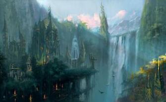 Elven Wallpaper Top Background
