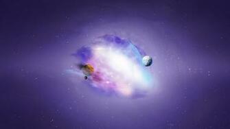 Purple Galaxy Universe Wallpaper Desktop
